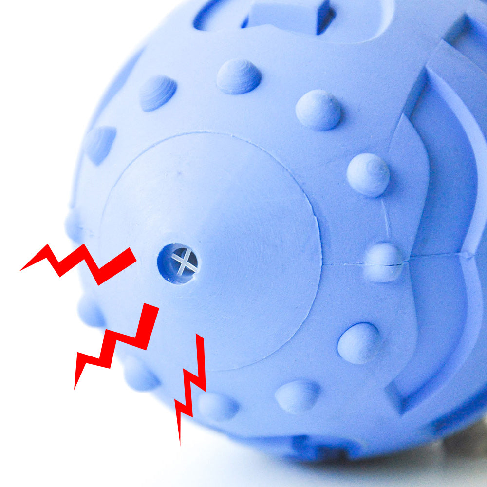 rubber squeaky rugby ball for dogs