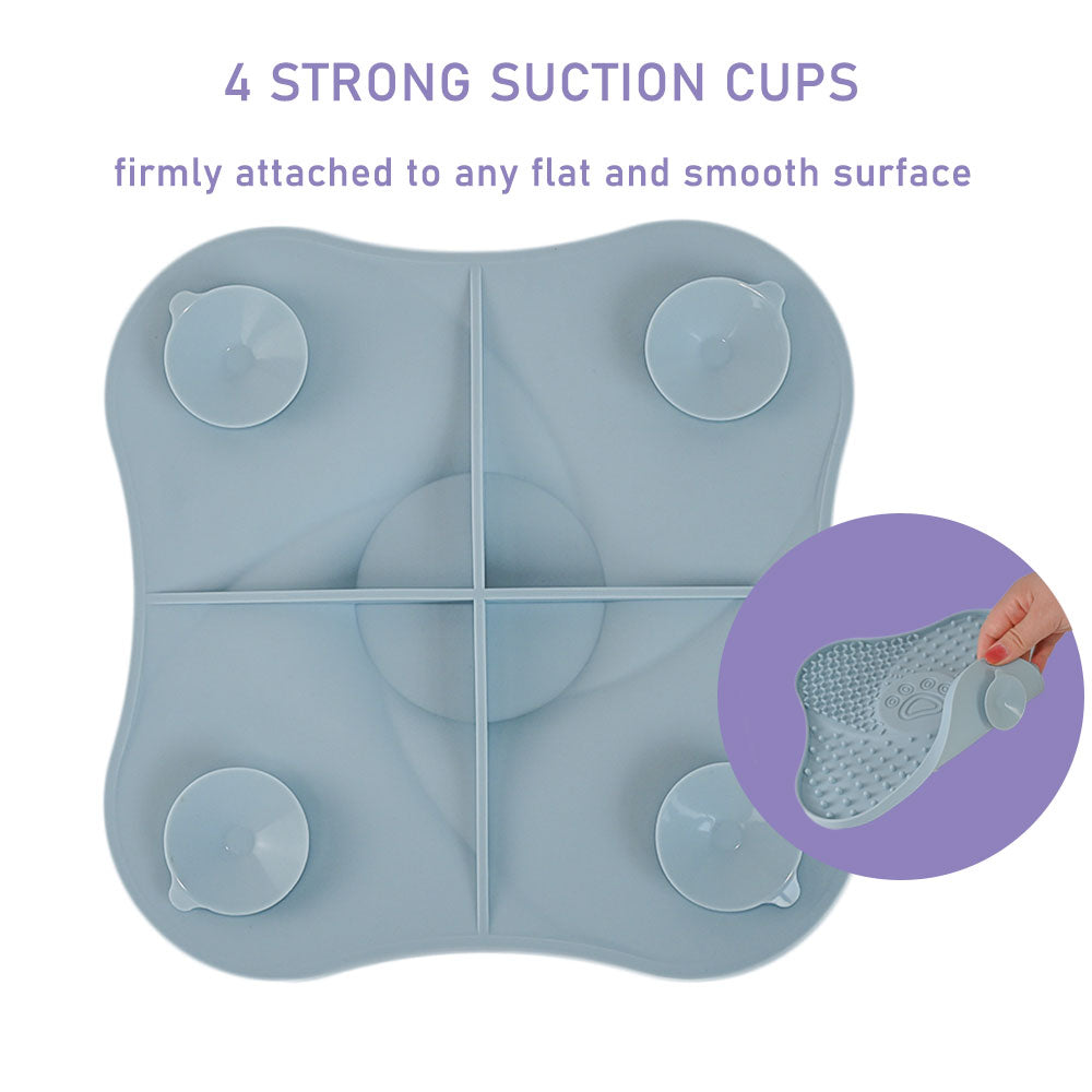 food grade silicone lick mat with suction