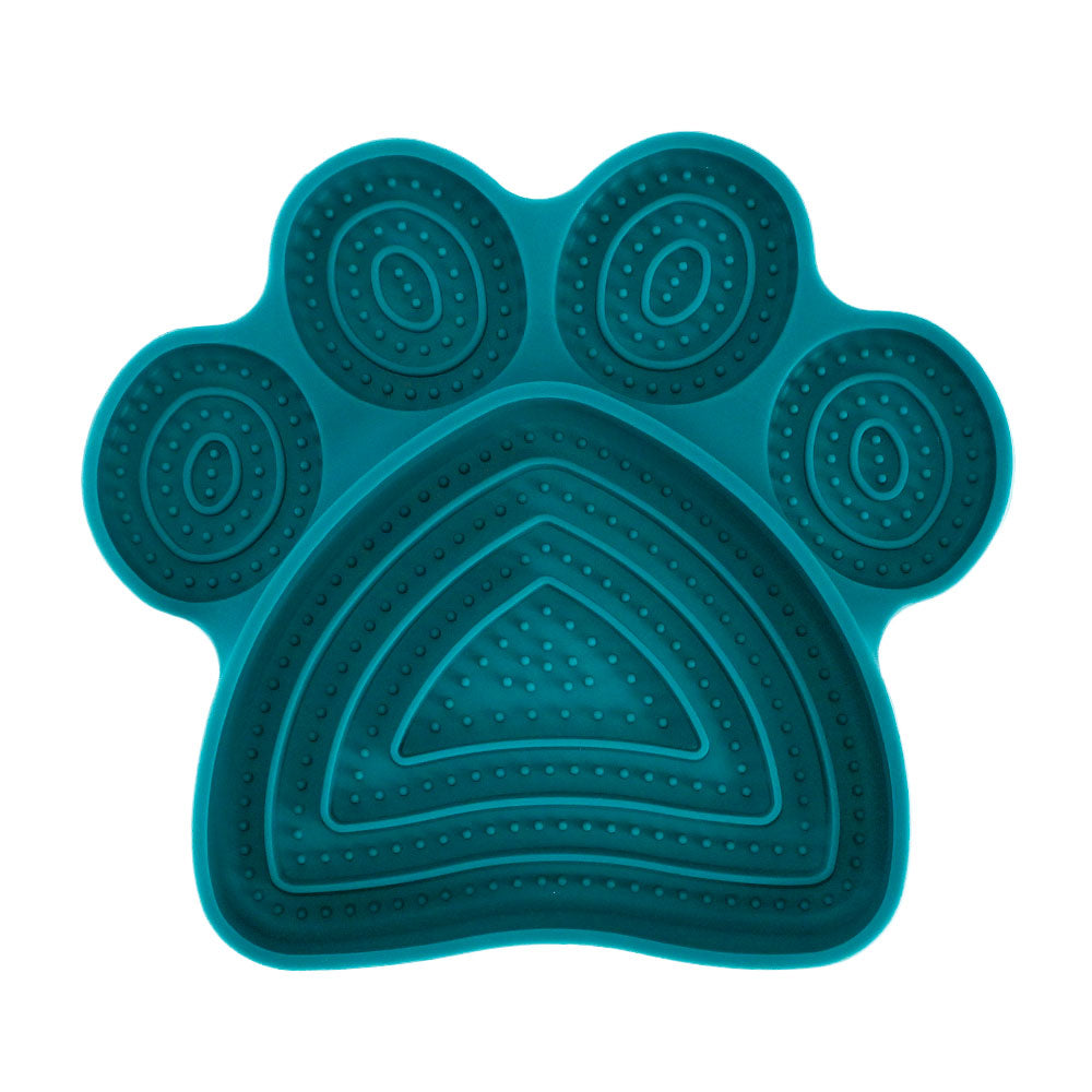 large paw lick mat bowl for dogs with suction