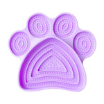 large paw lick mat bowl for dogs with suction